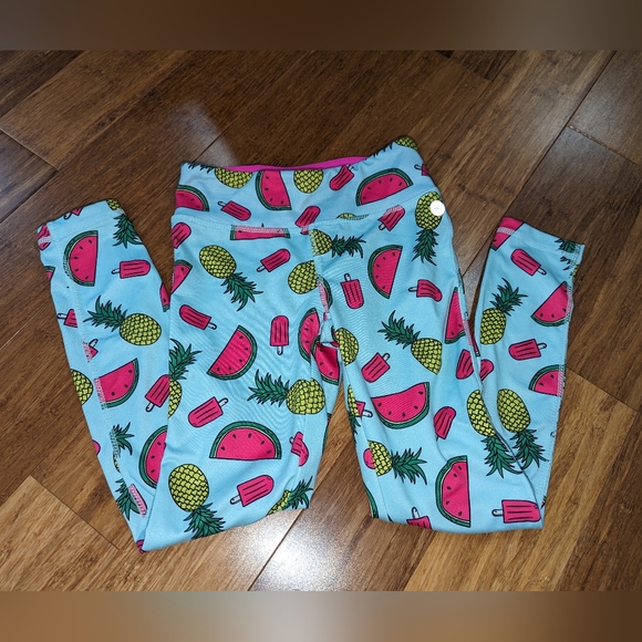 Fruity & fun, Jill yoga pants for girls, size 6. - Picture 2 of 4
